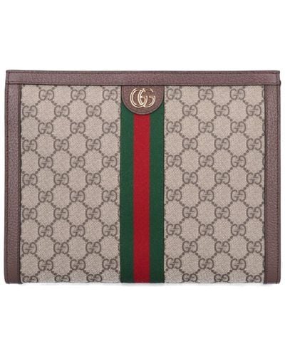 Gucci 'ophidia' Pouch - Gray
