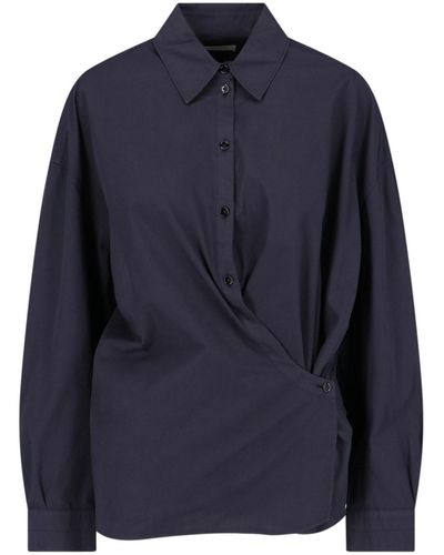 Lemaire Camicia "Twisted" - Blu