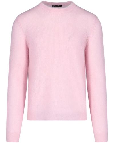 Prada Rear Triangle Sweater - Pink