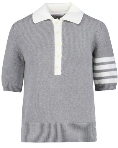 Thom Browne Polo Jersey - Grey