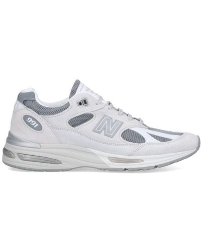 New Balance "made In Uk 991v2" Trainers - White