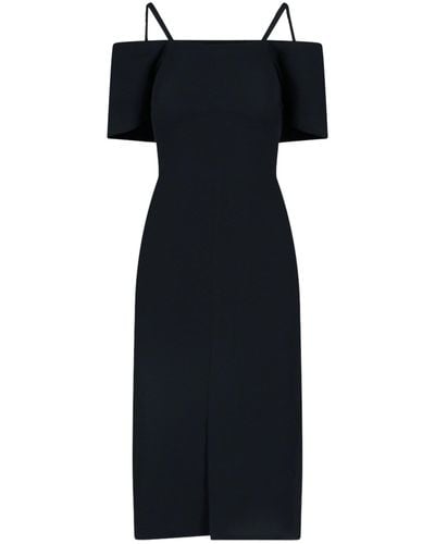 Victoria Beckham 'bandeau' Midi Dress - Black