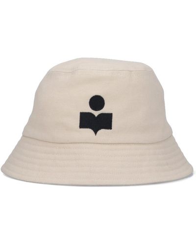 Isabel Marant Cappello Baseball Logo - Bianco