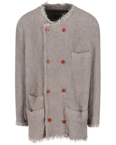 Magliano Double-breasted Jacket - Grey