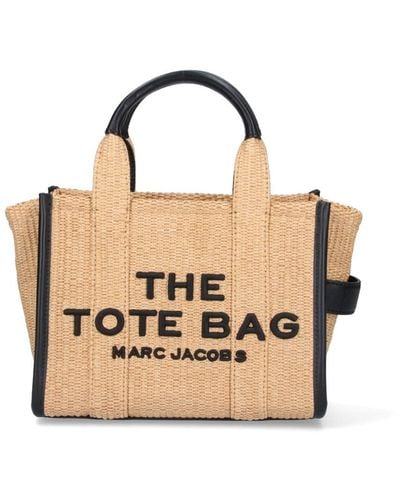 Marc Jacobs 'the Woven Small Tote' Shopping Bag - Metallic