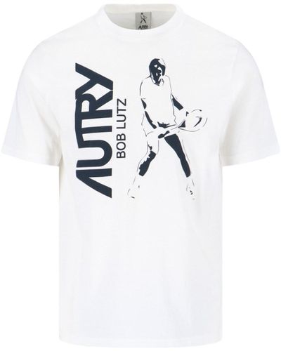 Autry T-shirt "bob Lutztinto" - White