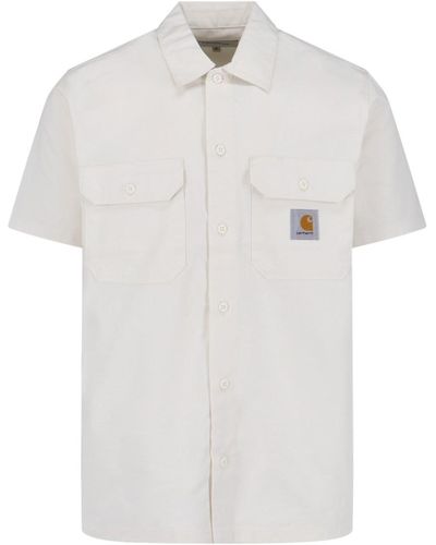 Carhartt 's/s Master' Shirt - White