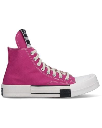 Rick Owens X Converse Chuckworthy High Turbodrk Sneakers - Pink
