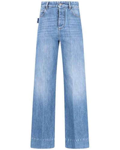 Bottega Veneta Wide Jeans - Blue