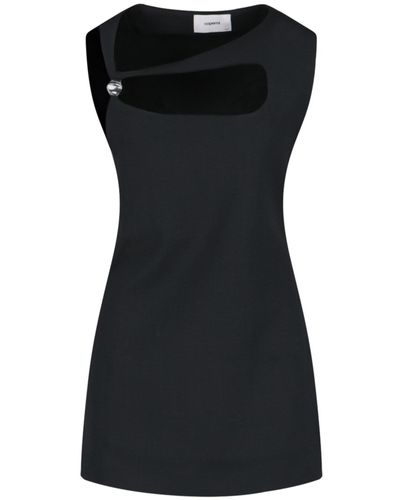 Coperni Cut-out Mini Dress - Black