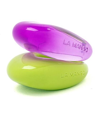 La Manso 'flubbers Favs' Rings Set - Pink