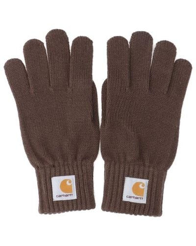 Carhartt Logo Gloves - Brown