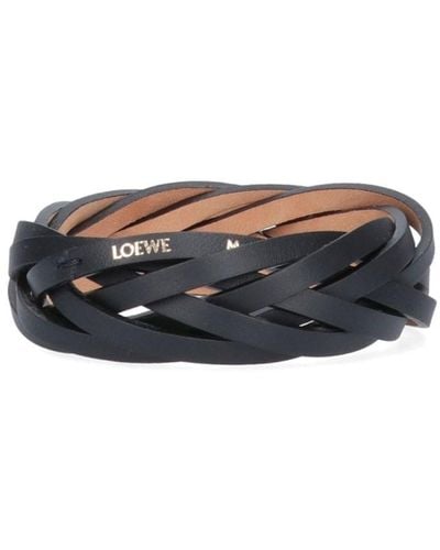Loewe Braided Bracelet - Black