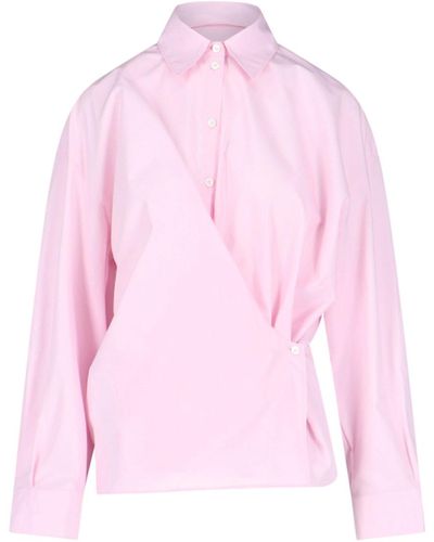 Lemaire 'twisted' Shirt - Pink