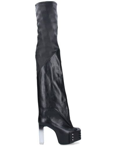 Rick Owens Over-the-knee boots for Women, Online Sale up to 50% off