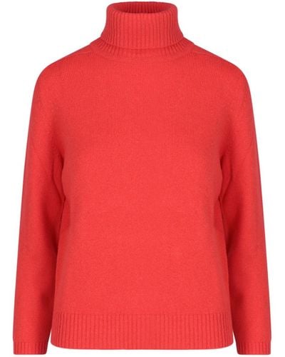 Gucci High Collar Sweater - Red