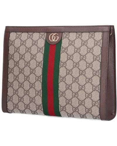 Gucci 'ophidia' Pouch - Natural