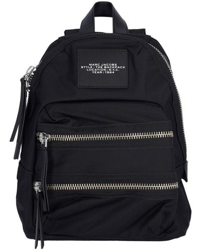 Marc Jacobs "the Biker Nylon Medium" Backpack - Blue