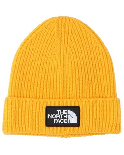 The North Face Logo Beanie - Yellow