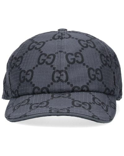 Gucci GG Ripstop Baseball Hat - Gray