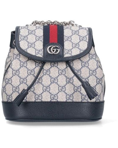 Gucci 'ophidia' Mini Backpack - Blue