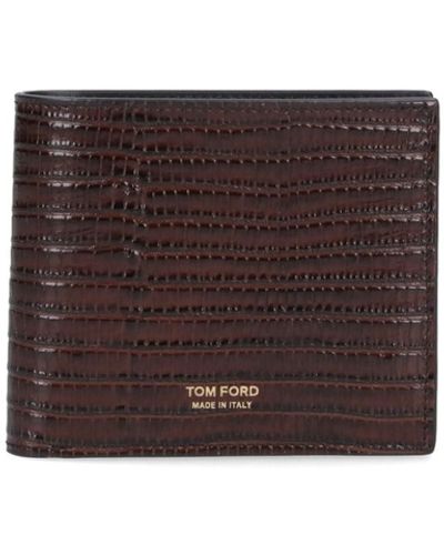 Tom Ford Bi-Fold Wallet - Brown