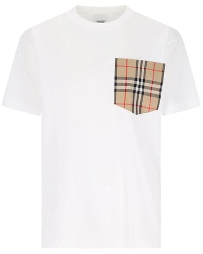 Burberry T-Shirt Taschino - Bianco