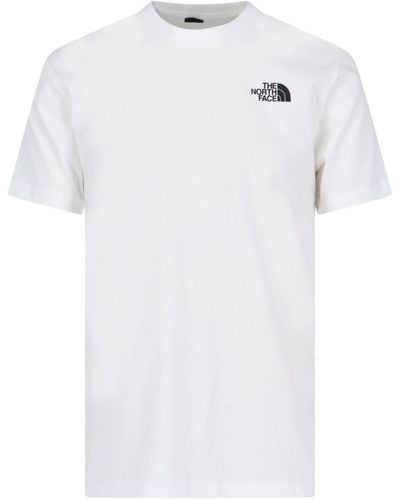 The North Face T-Shirt Stampa Retro - Bianco