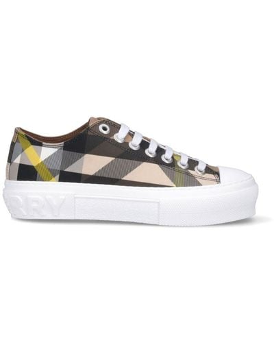 Burberry Sneakers Check - Bianco