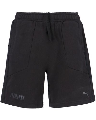 PUMA X Pleasures Logo Shorts - Black