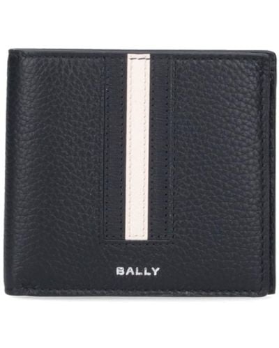 Bally Bi-fold Logo Wallet - Black