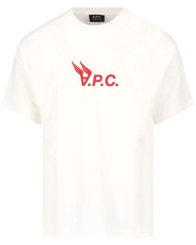 A.P.C. "h.h.' T-shirt - White