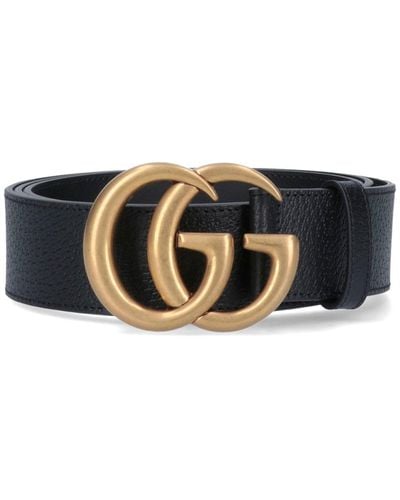 Gucci 'Gg Marmont' Belt - Black