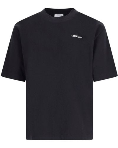Off-White c/o Virgil Abloh T-Shirt Stampa "Arrow" - Blu