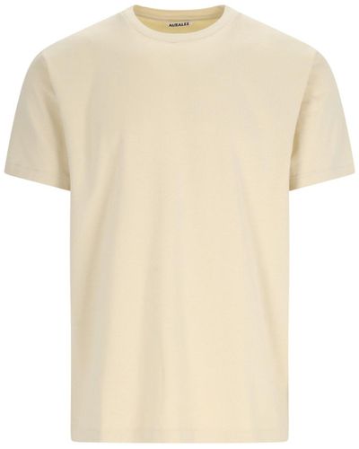 AURALEE T-Shirt Basic - Bianco