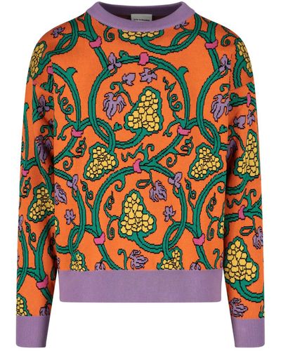 Drole de Monsieur 'grapes' Print Sweater - Multicolor
