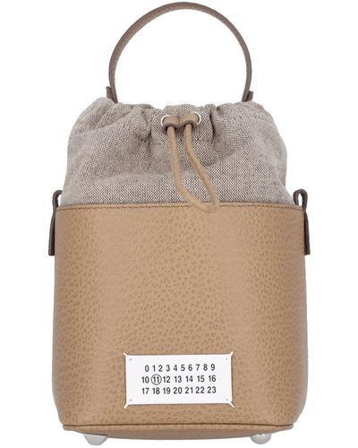Maison Margiela '5ac' Small Bucket Bag - Natural