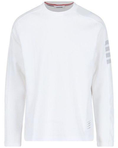 Thom Browne '4-bar' T-shirt - White