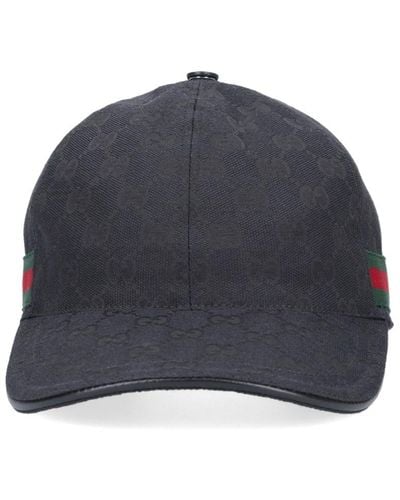 Gucci Logo Baseball Hat - Blue