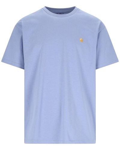 Carhartt S/s "chase" T-shirt - Blue