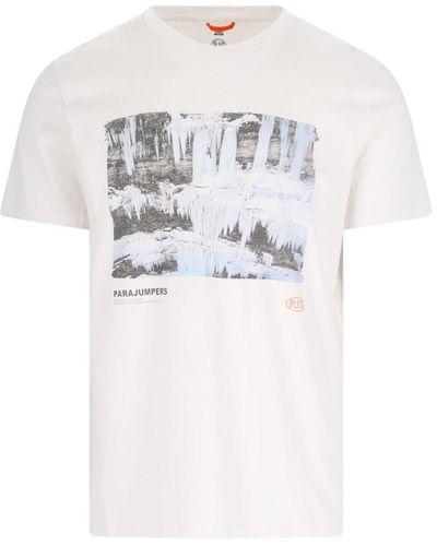 Parajumpers Logo T-shirt - White