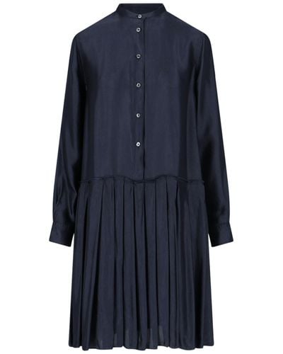 Aspesi Maxi Shirt Dress - Blue