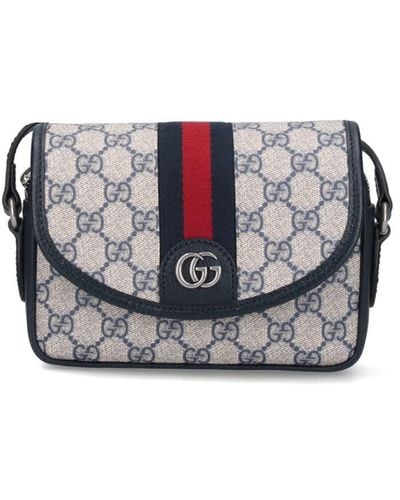 Gucci Mini Crossbody Bag "ophidia" - Gray
