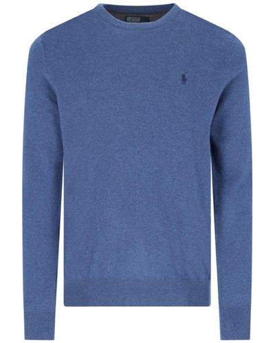 Polo Ralph Lauren Logo Sweater - Blue