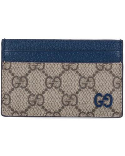 Gucci "Gg" Card Holder - Blue