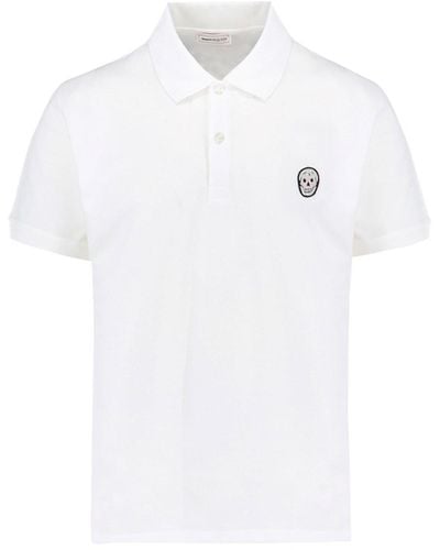 Alexander McQueen Logo Polo Shirt - White
