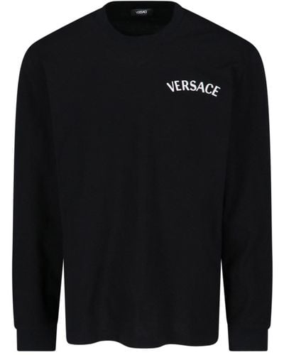 Versace T-Shirts And Polos - Black