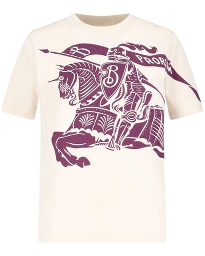 Burberry 'ekd' T-shirt - Pink