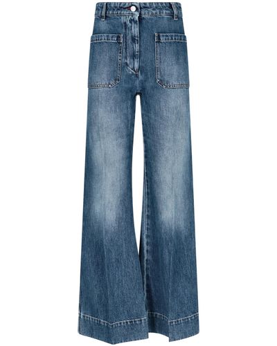 Victoria Beckham 'alina' Jeans - Blue