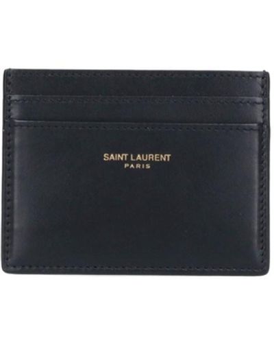 Saint Laurent Portacarte Logo - Nero